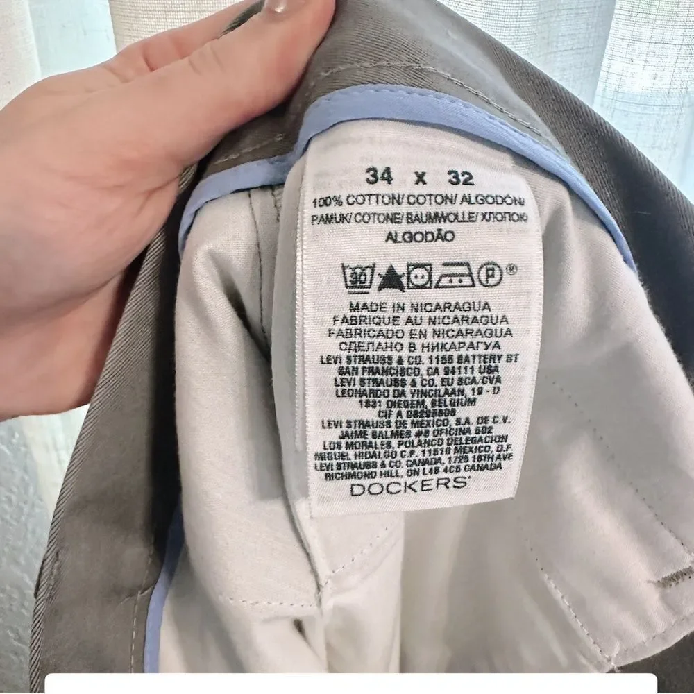 Dockers Grey Men's Chino Pants